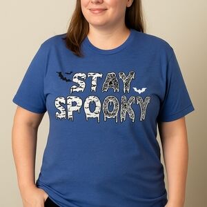 Bella + Canvas “Stay Spooky” Graphic Tee Size XL NEW